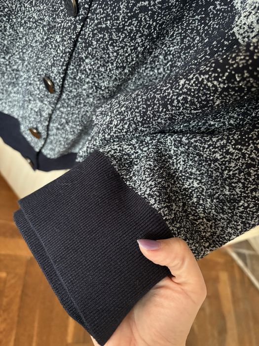 Gang- Тъмно синя жилетка със сребристо, като нова