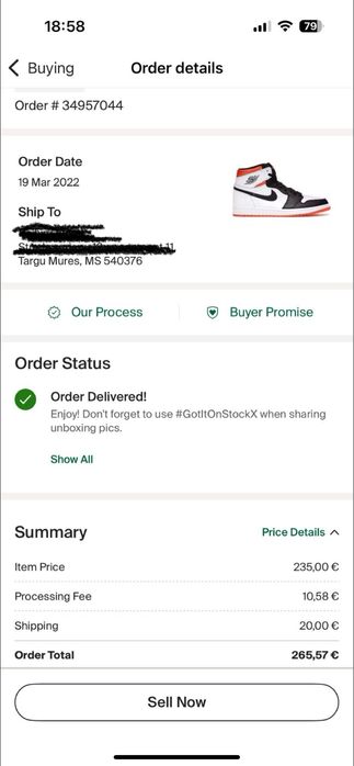 nike Air Jordan 1 Retro High OG Electro Orange mar 41