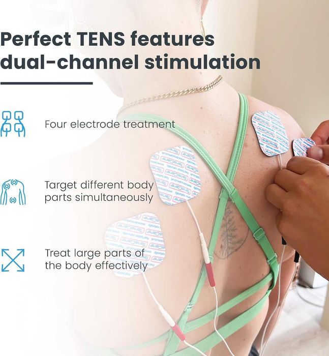 Електростимулатор TensCare Perfect TENS за облекчаване на болки в гърба бедрата краката ръцете