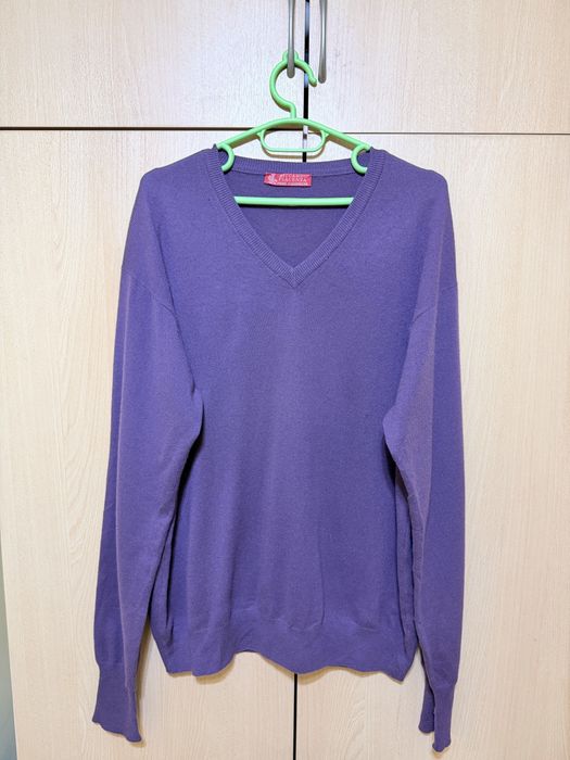 Мъжки пуловер Рlаcenza. 100% кашмир. Pазмер XL/L.