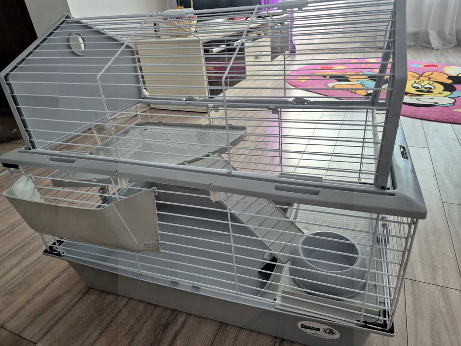 Căsuță supraetajată Ferplast animaluțe/ hamsteri/ porcușori de Guineea complet echipată