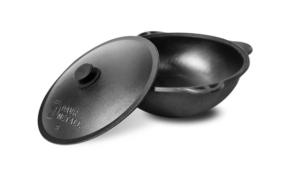 Choyan/Chugun qozon Davr Metall 6L / Чугунный казан от Davr Metall 6л
