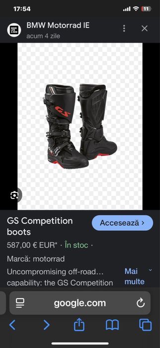 Cizme bmw gs competition