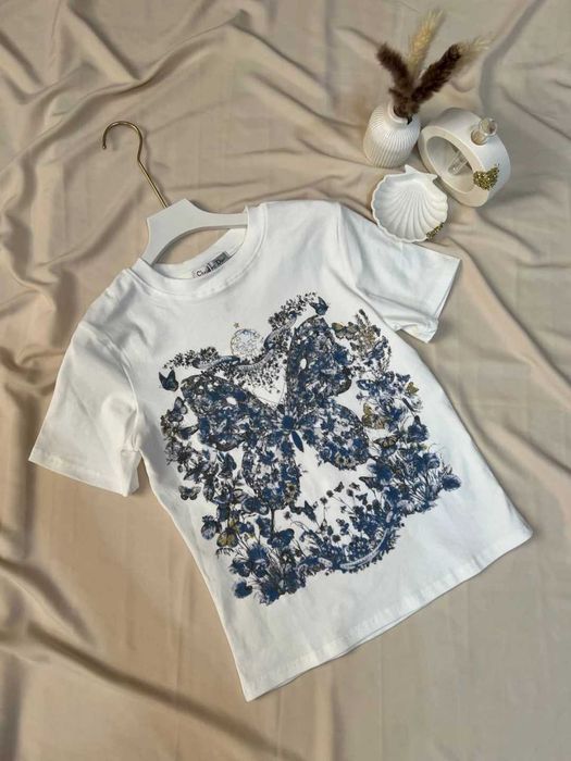 Новые женские футболки Christian Dior от S до XL Бесплатная доставка
