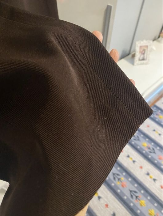 Vand pantaloni maro cu crac larg M