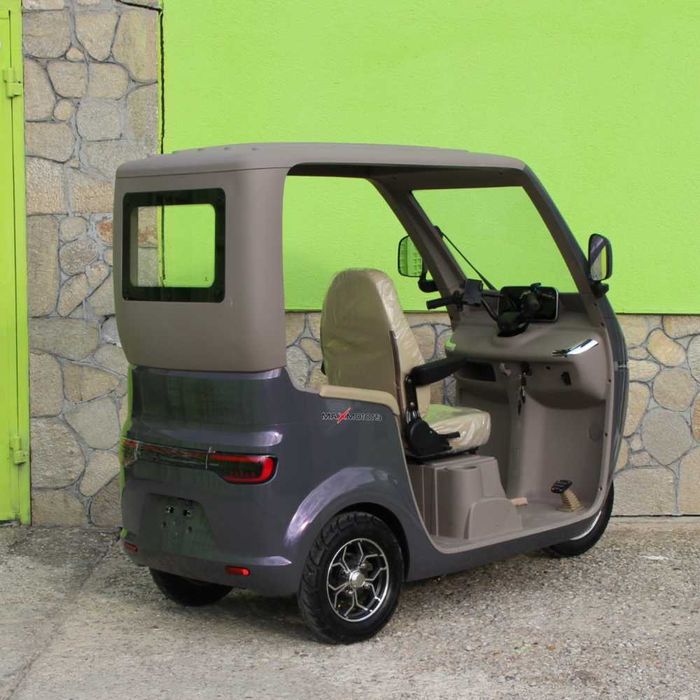 Триместна електрическа триколка Max Motors LUXURY BUS PURPLE