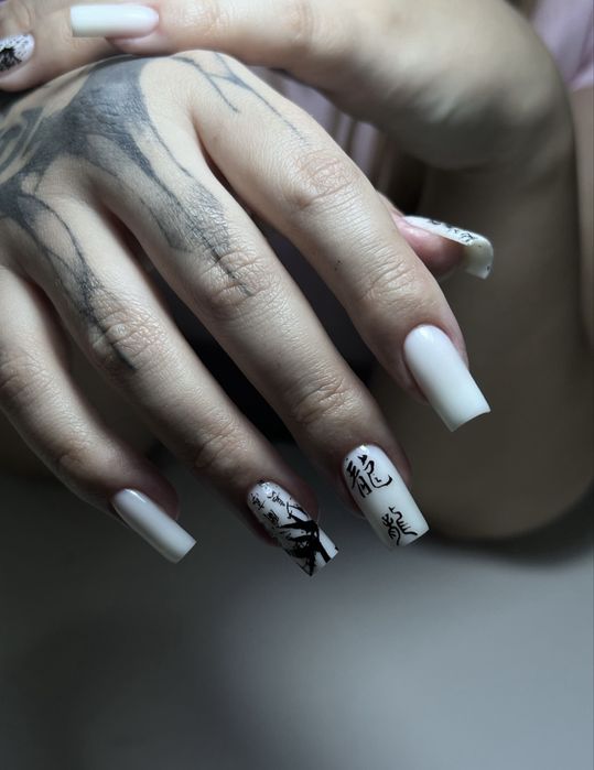 Маникюр наращивание ногтей