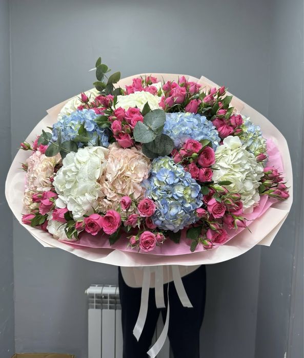 Евробукет букет цветы Астана роза