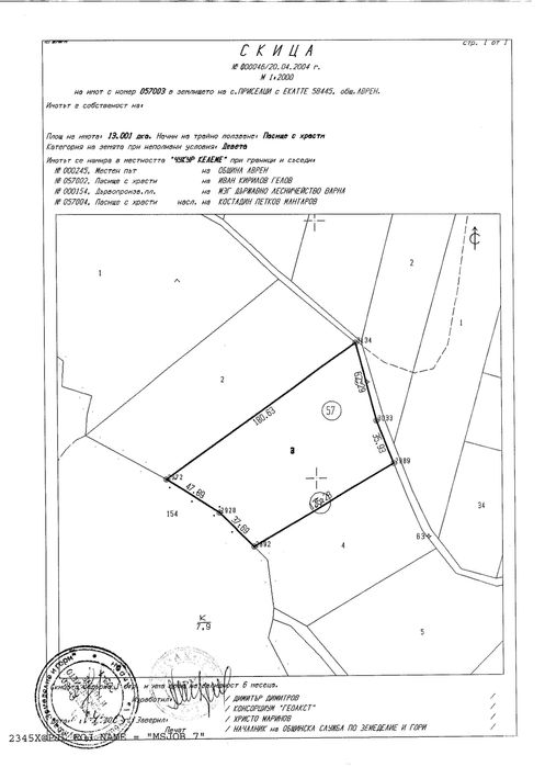 Продава се Земеделски имот в с. Приселци, Област Варна -  кв.м за 5000 €/дка - Снимка #4
