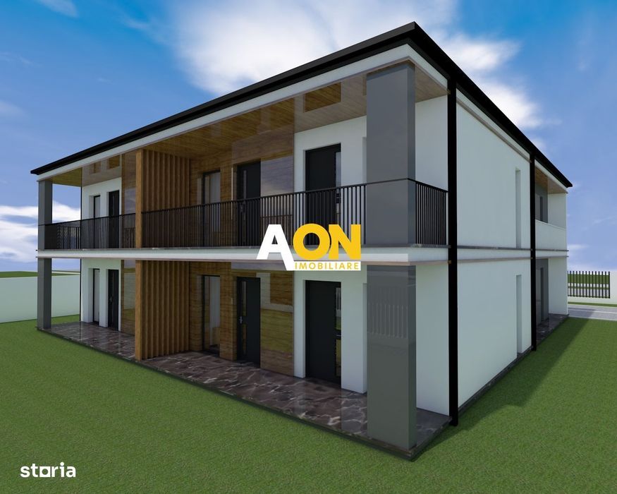 Apartament cu 3 Camere, 2 Bai, 100mp Curte Proprie,  Boxa 40 mp