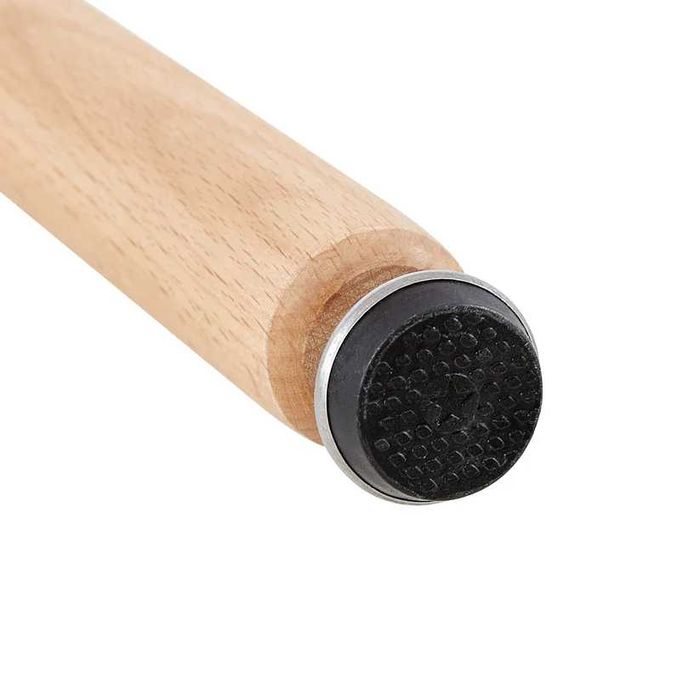 Кръгла трапезна маса 80 см с 4 крака - бяла/черна