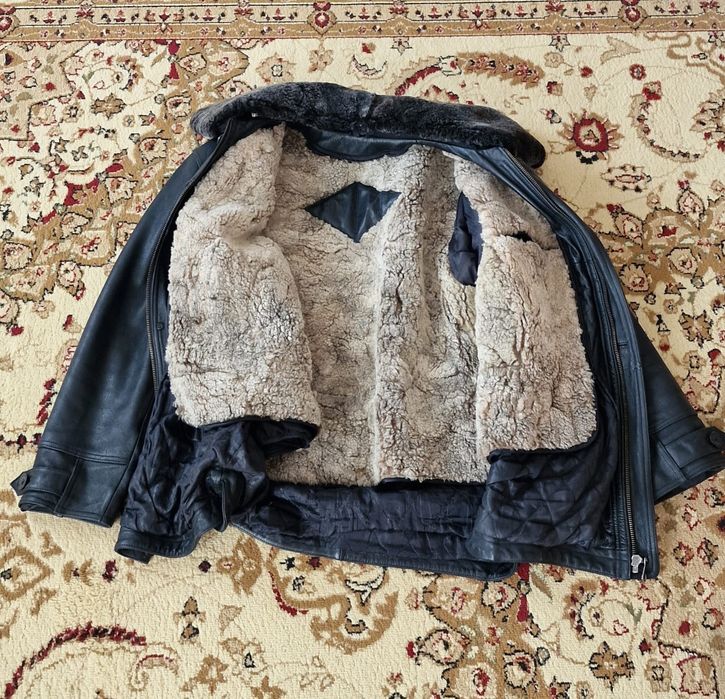 Мужская кожаная куртка