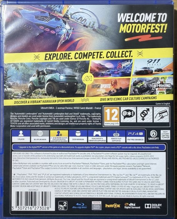 Игра Motorfest за PS4