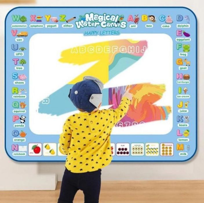 Комплект за оцветяване и рисуване Aqua, 2в1, Магическа водна подложка,