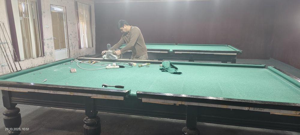 Bilyard stol yasash, remont, qayta sozlash xizmatlar koʻrsatish