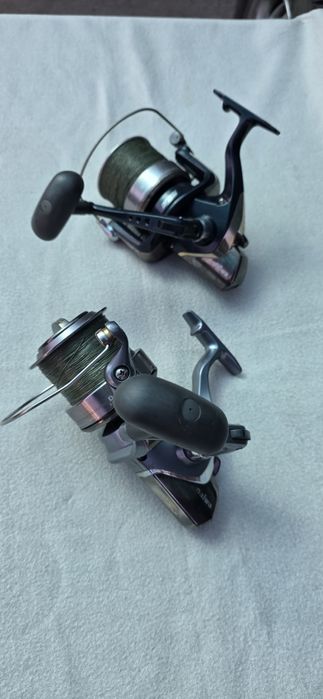 Doua mulinete Daiwa, crap, somn.