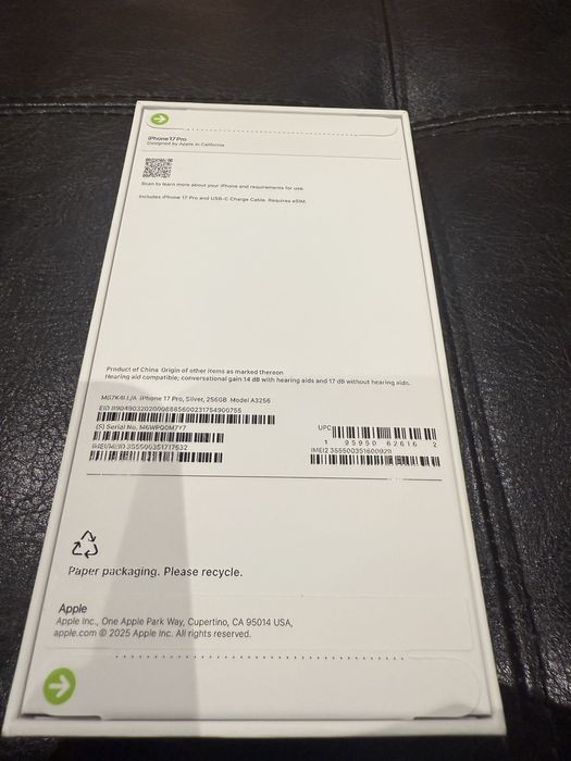 Iphone 17pro/17pro max чисто нови