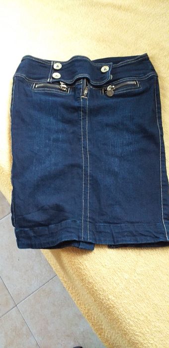 Дънкова пола a р.р,ластична