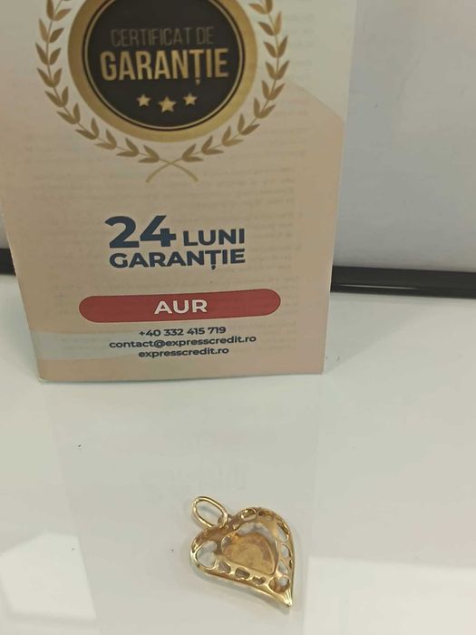 (AG41) Pandativ aur 14K B5987.1 - Certificat de garantie!