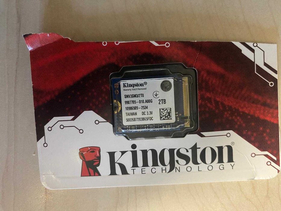 Kingston NV3, 2TB, PCIe 4.0 NVMe, M.2. 2230 6000 MB/s