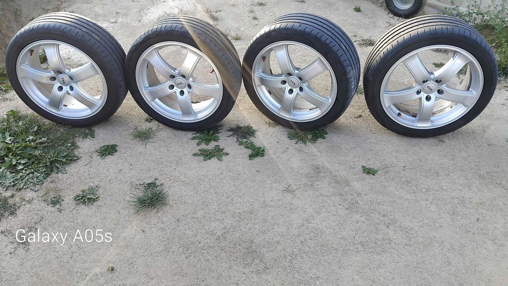 Джанти 18 5х112 със гуми без криво и заварки