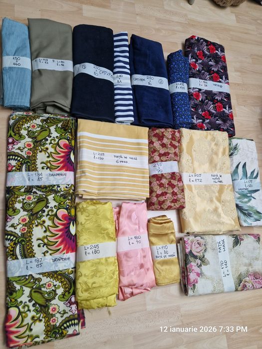 Materiale textile,metraj,bumbac,tafta,catifea
