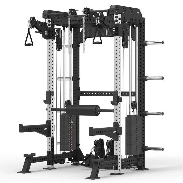 Half Rack Фитнес Станция 2 х 110 кг / Кросоувър / Скрипец
