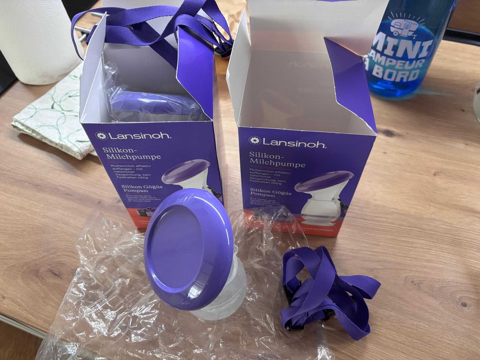 Pompa din silicon pentru san Lansinoh