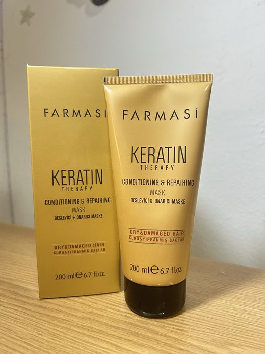 Masca de par cu keratina