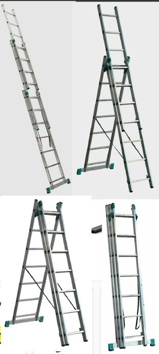 Scari din Aluminiu 3 x 7 trepte POLONIA NOI - 410 Lei Bucata