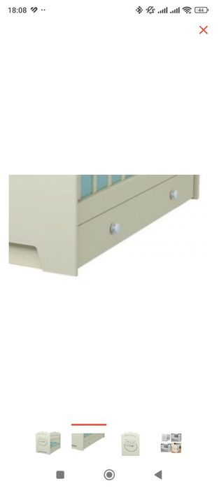 Детская кроватка маятник