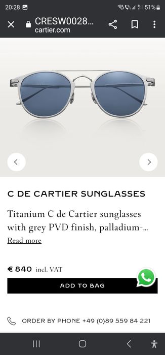 Cartier ochelari soare