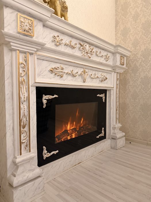 Камин для шикарной атмосферы