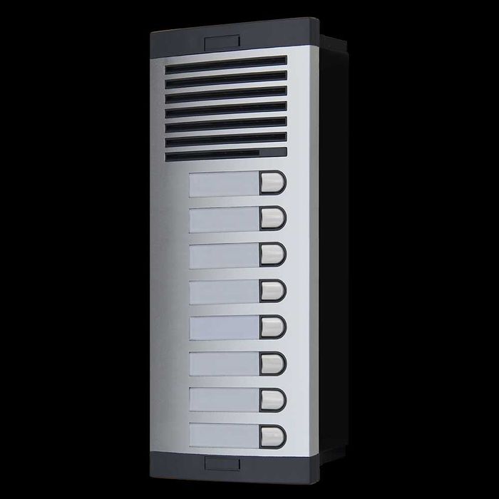 Домофонен комплект за 8 апартамента, система с 8 бутона и 8 домофона