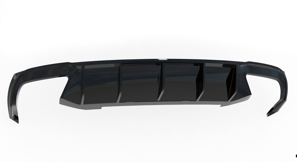 Дифузьор за задна броня Maxton design за Skoda Octavia RS (2013-2019)