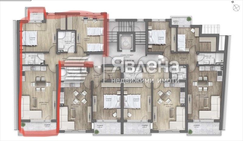 Тристаен апартамент