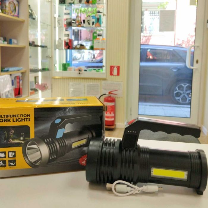 Акумулаторен мултифункционален LED фенер Work Lights – нов