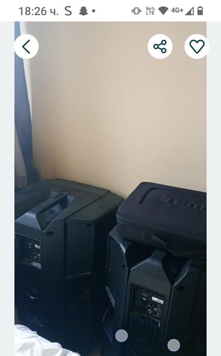 Пулт динакорд 1 +2 броя колони RCF 715