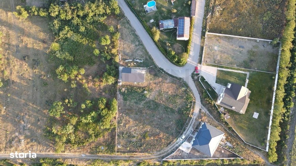 Teren intravilan Tamasi - Corbeanca 922 mp - toate utilitatile - 2 str