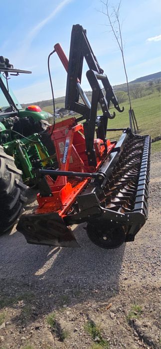 Grapa rotativa  freza 3m Quvogne . Ca kuhn maschio