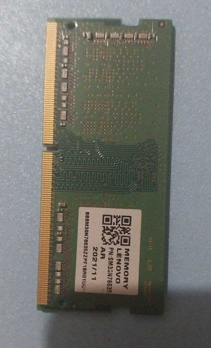 Operativ xotira (RAM) 4GB DDR4 3200MHz Samsung |  Noutbook uchun