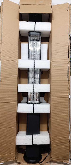 Инфрачервен нагревател черен Heat Guru 2000W