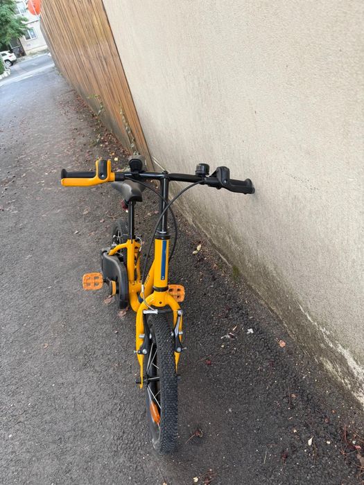Bicicleta copii decathlon btwin 14” potrivita inaltime copil 90-110 cm