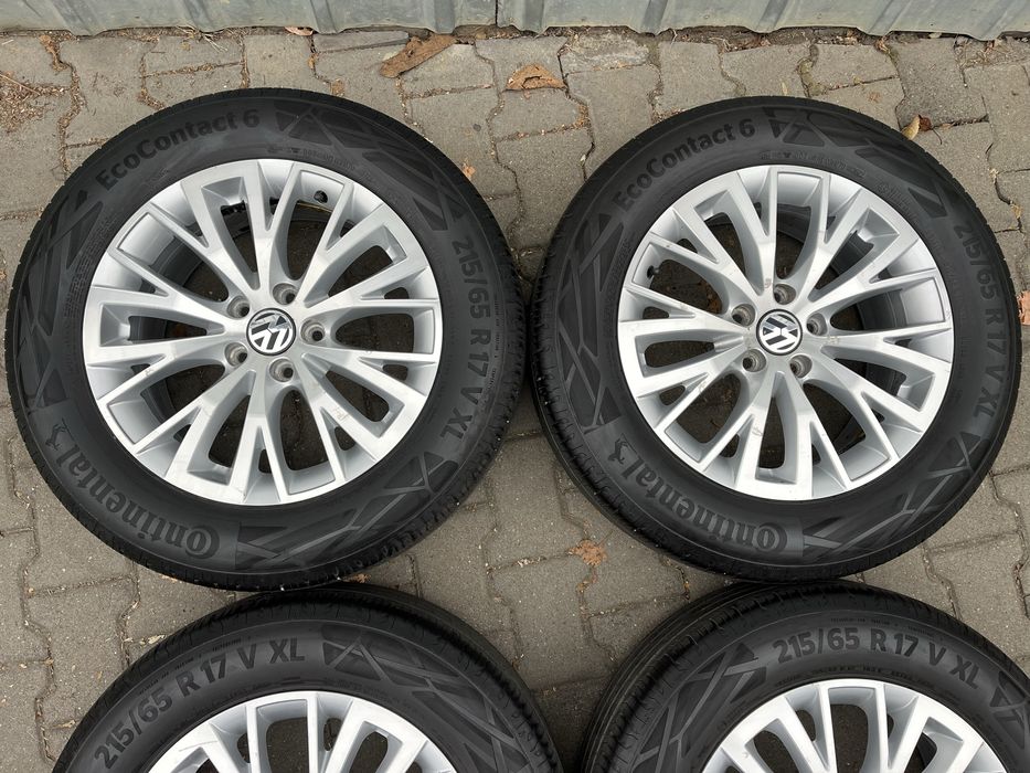 Jante aliaj 5x112mm, 215/65 R17 DOT 2022! VW Tiguan Audi Q3 Seat Skoda