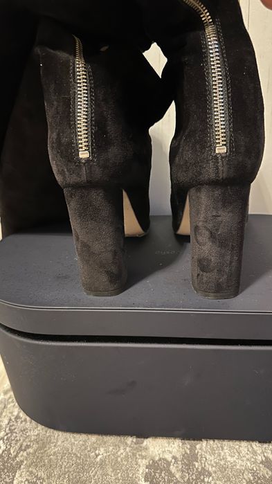 Cizme - sandale Musette negre mărimea 36