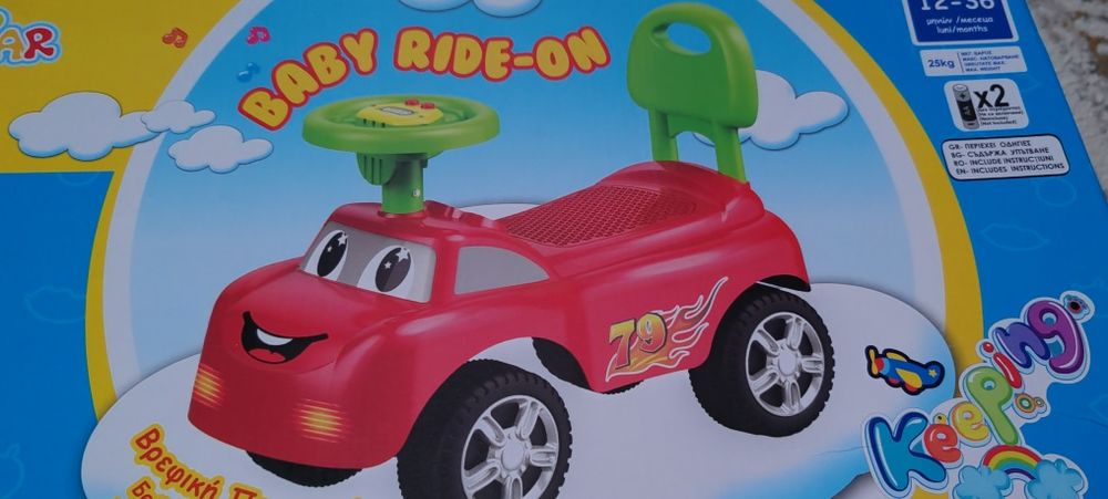 Masinuta copii (1-3 ani) cu muzica si sunete