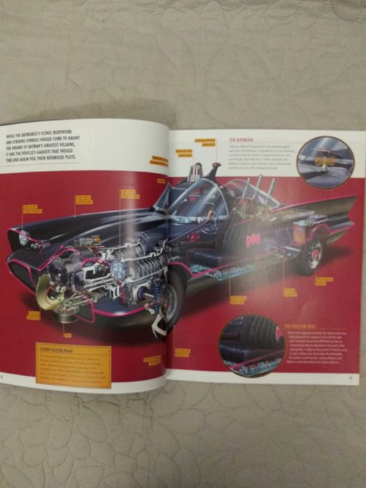 Revista Batman 1966 -  Batmobile Cutaways