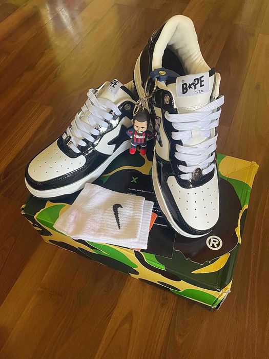 Bape Sta Patent Leather (Black&White)