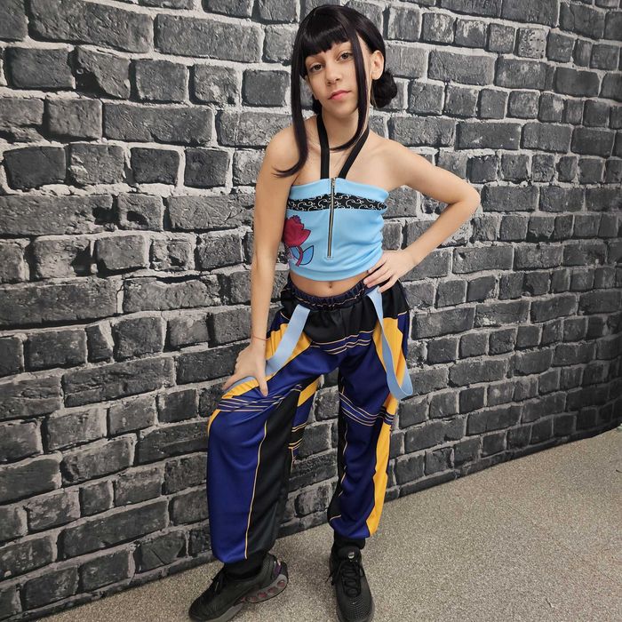 Costum Zoey Kpop Demon Hunters Anime pentru Copii Premium Cosplay Handmade pentru Petreceri Comic Con și Festivaluri