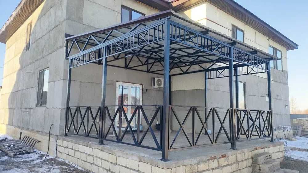 Ворота, Навесы, решетки Мангалы, Автонавесы, перила, козырьки.